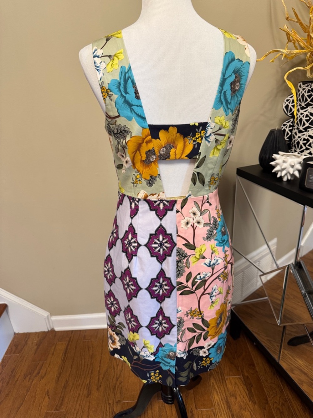 Anthropologie Maeve Floral Midi Dress Size 8 pre-owned. - Picture 4 of 7